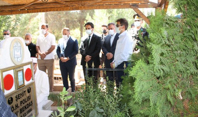 15 Temmuz şehidi Velit Bekdaş mezarı başında dualarla anıldı