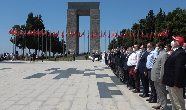 15 Temmuz şehitleri için Şehitler Abidesi'nde tören düzenlendi