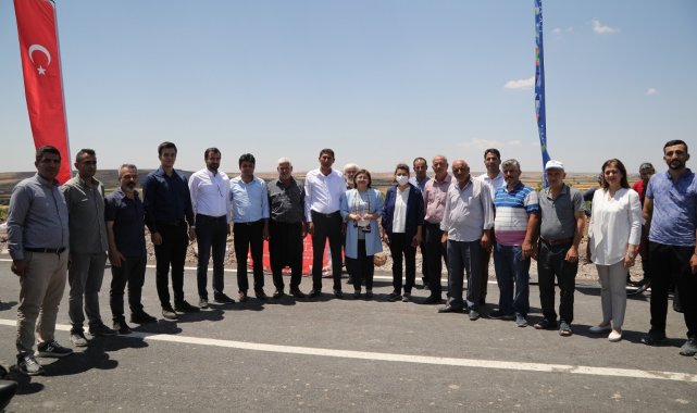 5 köyü kapsayan grup yolu yenilendi