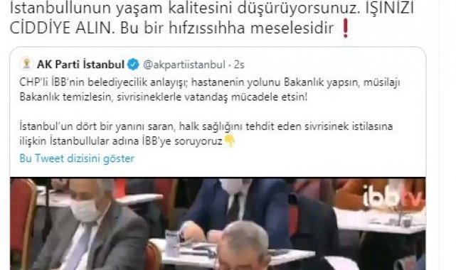 AK Parti İstanbul İl Başkanı Kabaktepe'den İBB'ye "sivrisinek" tepkisi