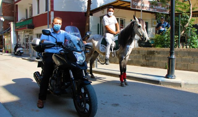 Amasyalı muhtardan 'atlı ve motorize' kurban timi