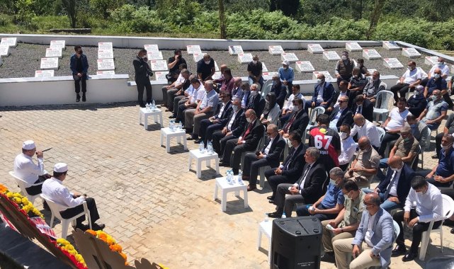 Armutçuk Amelebirliği Maden Şehitliği törenle açıldı