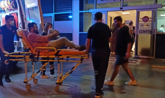 Bafra'da silahlı yaralama