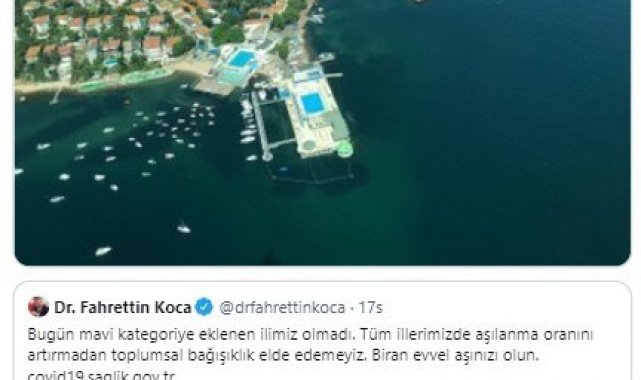 Bakan Koca: "Marmara denizi aslına döndü, sizleri kutluyoruz"