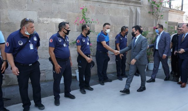 Başkan Ahmet Aras, personeli İle bayramlaştı