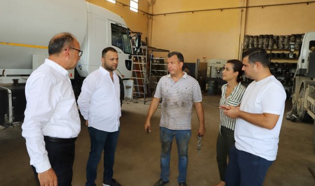 Başkan Akın çalışmaları yerinde inceledi