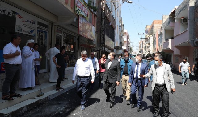 Başkan Canpolat asfalt çalışmalarını inceledi