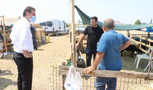 Başkan Tosun kurban pazarını gezdi