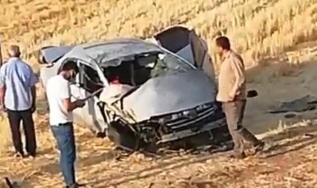 Batman Hasankeyf karayolu üzerinde kaza: 3 yaralı