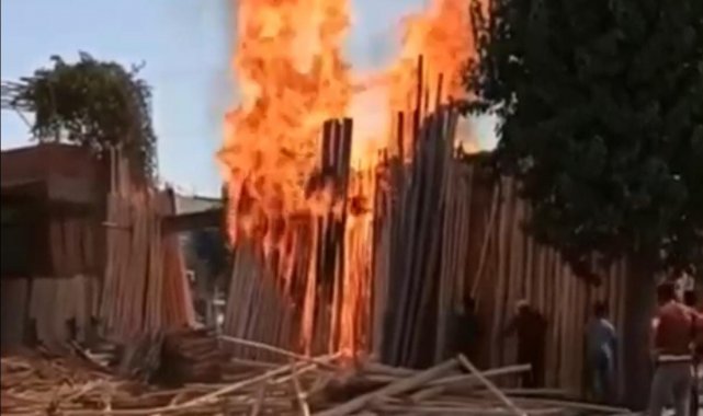 Batman keresteciler sitesinde yangın