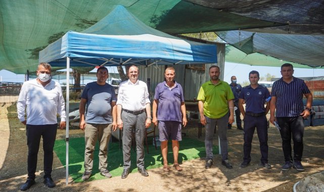 Belediye Başkanı Ergin&#039;den kurban pazarı denetimi