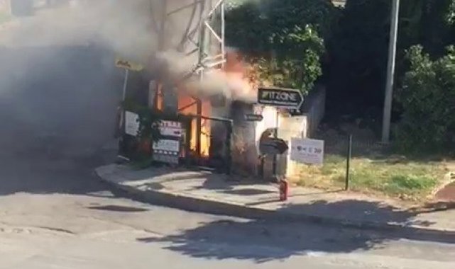 Bodrum'daki trafo yangını tedirgin etti