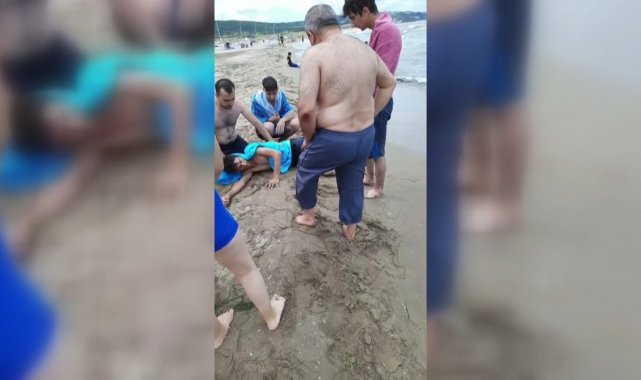 Bursa&#039;da deniz keyfi yaparken canından oluyordu