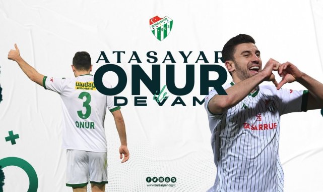 Bursaspor, Onur Atasayar'la yeniden anlaşmaya vardı