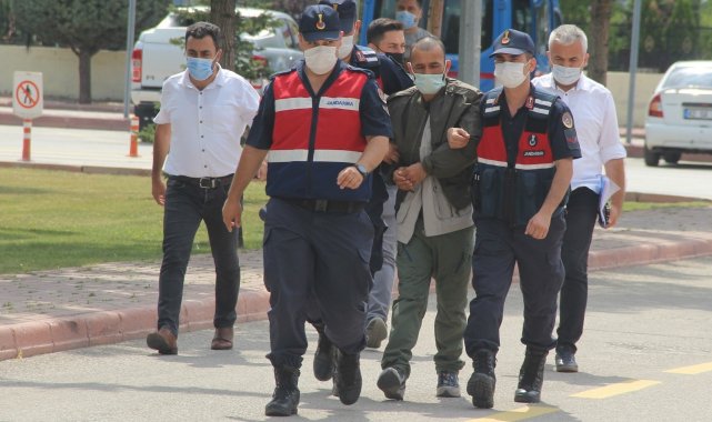 Büyükşen çifti cinayetinin Afgan uyruklu şüphelisi adliyeye sevk edildi