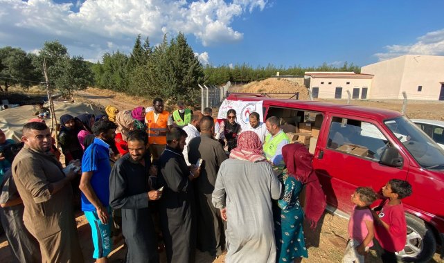 Çadırlarda erken bayram sevinci