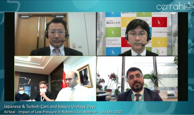 Çam ve Sakura'da Japon cerrahlara robotik ameliyat eğitimi