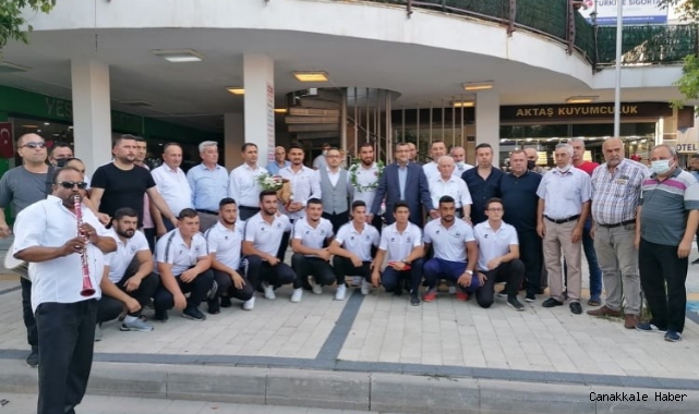 Çan Belediyesinden pehlivanlara görkemli karşılama