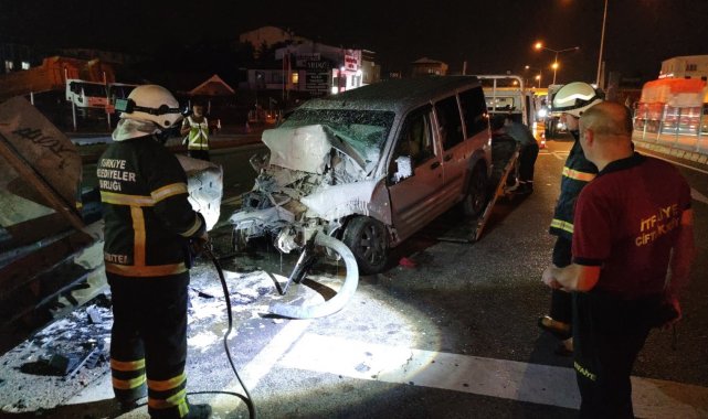 Çiftlikköy'de trafik kazası: 1 yaralı