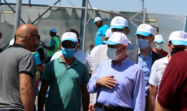 Çolakbayrakdar kurban kesim alanını ziyaret etti