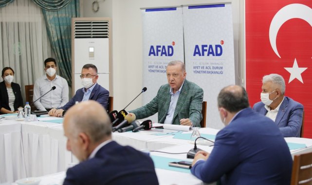 Cumhurbaşkanı Erdoğan: "1 ay içerisinde evlerin inşasına başlanacak"