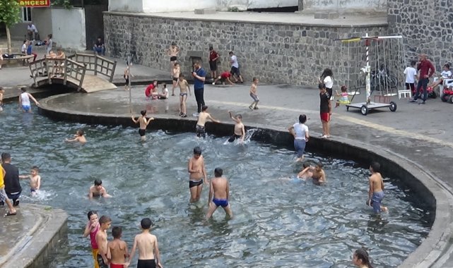 Diyarbakır&#039;da yüksek hava sıcaklığında korona virüse davetiye
