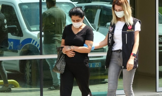 Evinde uyuşturucu ele geçirilen kadın tutuklandı