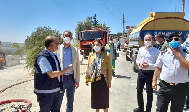 Gaziantep&#039;teki depo yangına kaza yapan kamyon neden oldu