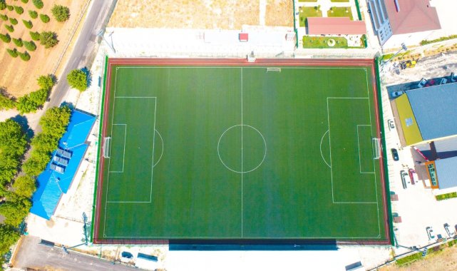 Gençlik Merkezi sahasında zemin yenileme ve bakım onarım çalışmalarında sona gelindi