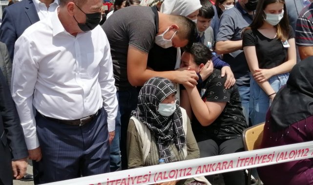 Görevi başında fenalaşarak hayatını kaybeden itfaiye eri Bayram Koç son yolculuğuna uğurlandı