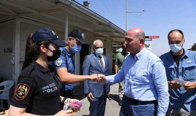 İçişleri Bakanı Soylu Kilis'te