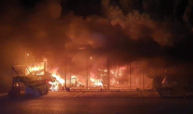 Irak'ta İmam Ali Askeri Hava Üssü'nde yangın