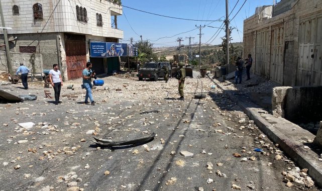 İsrail askerlerinden 12 yaşındaki Filistinli çocuğun cenaze töreni sonrası Filistinlilere müdahale: 12 yaralı