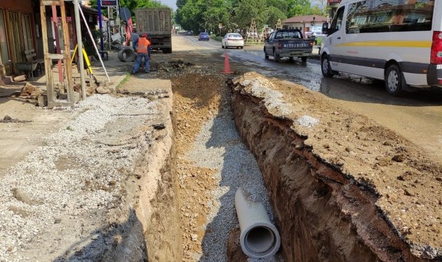 İznik Çakırca'da altyapı yenileniyor