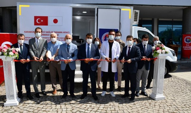 Japon hibe desteği ile alınan &#039;Gezici Sağlık Tarama Aracı&#039; hizmete alındı
