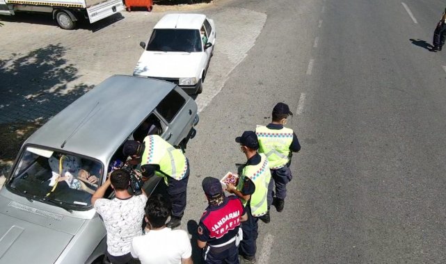 Kahramanmaraş'ta drone destekli trafik denetimi