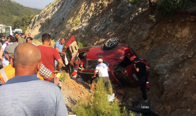 Kazada 5 kişi hafif yaralandı