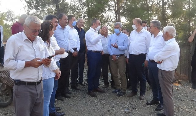 Kilis'teki orman yangınında en büyük korku rüzgar