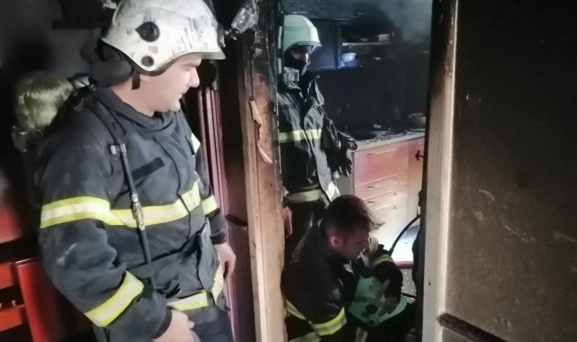 Kiralık evi yanan kadının gözyaşı yürekleri dağladı