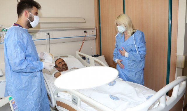 Kol nakli olan hastadan ilk görüntü