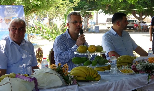 Kültür ve sanat festivalinde muz ve tropik meyve yetiştiricileri yarıştı