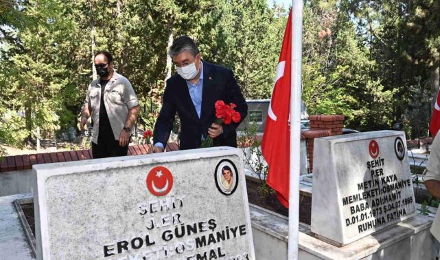 Kurban Bayramı'nda şehit ve yakınları unutulmadı