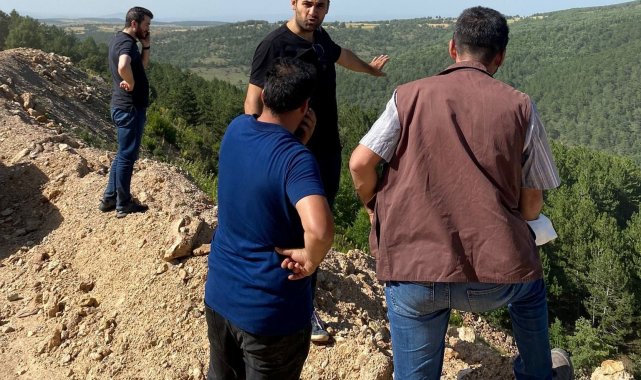 Kütahya'da maden sahası rehabilitasyon çalışmaları denetlendi