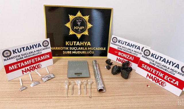 Kütahya'da uyuşturucu operasyonuna 2 tutuklama