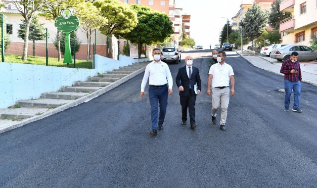 Mamak Belediye Başkanı Köse, asfalt çalışmalarını denetledi