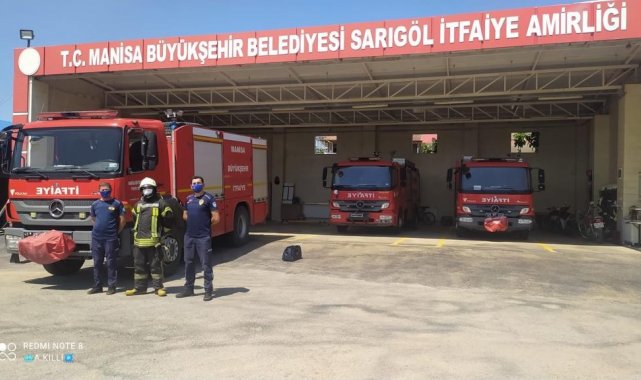 Manisa Büyükşehir&#039;den Manavgat yangınına destek