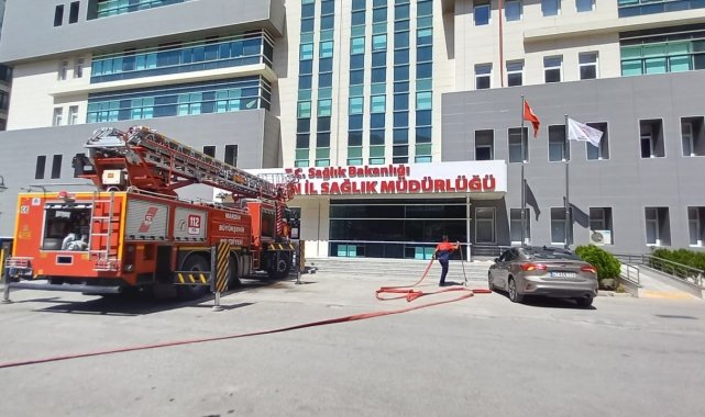 Mardin İl Sağlık Müdürlüğünde yangın