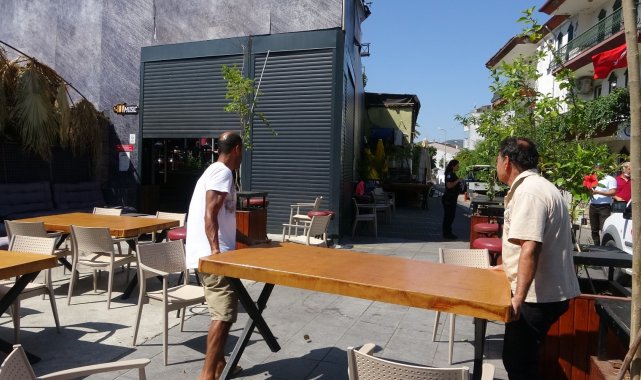 Marmaris&#039;te hazine arazisini izinsiz işgal eden kafeye işlem yapıldı