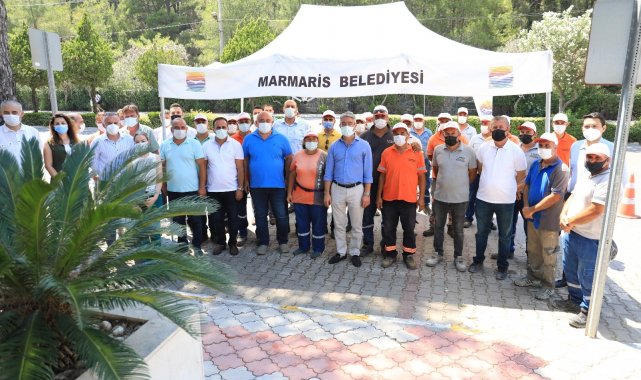 Marmaris'te kadrolu işçilere yüzde 14.55 zam