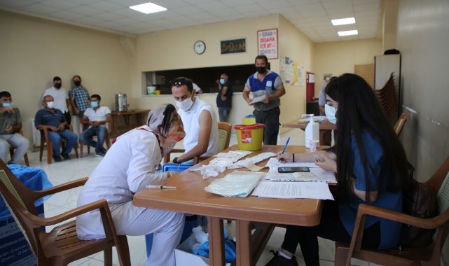 Melikgazi Belediye personeline 2. doz aşılama başladı